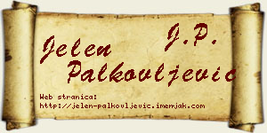 Jelen Palkovljević vizit kartica